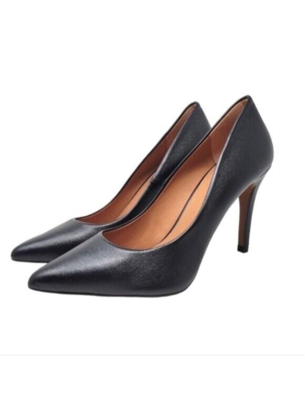 AllKind | Vegan Point Toe Classic Pump Heels Black
